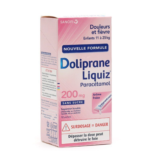 Doliprane Liquiz 200mg - Sanofi