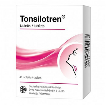 Tonsilotren Homeopathic Tabs, 40