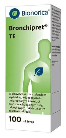 Bronchipret TE 15g+1.5g, syrup, 100ml - Cold Flu Cough Acute Bronchitis.