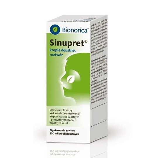 Sinupret oral drops 100ml acute chronic inflammation of sinuses