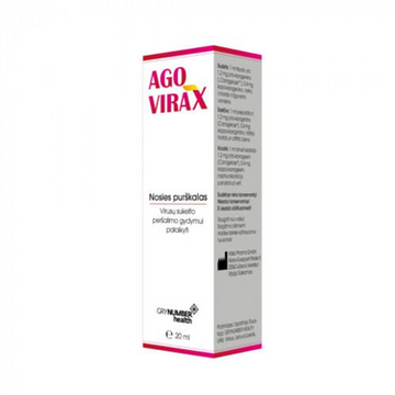 AGOVIRAX may significantly reduce the risk of SARS-CoV-2 infection 20ml