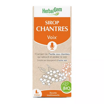 Sirop des Chantres BIO Flacon 250 ml HERBALGEM