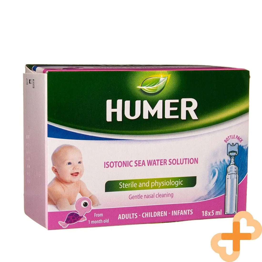 HUMER Infant Isotonic Sea Water Solution For Baby 5ml x 18 Doses Stuffy Humer uk supplements