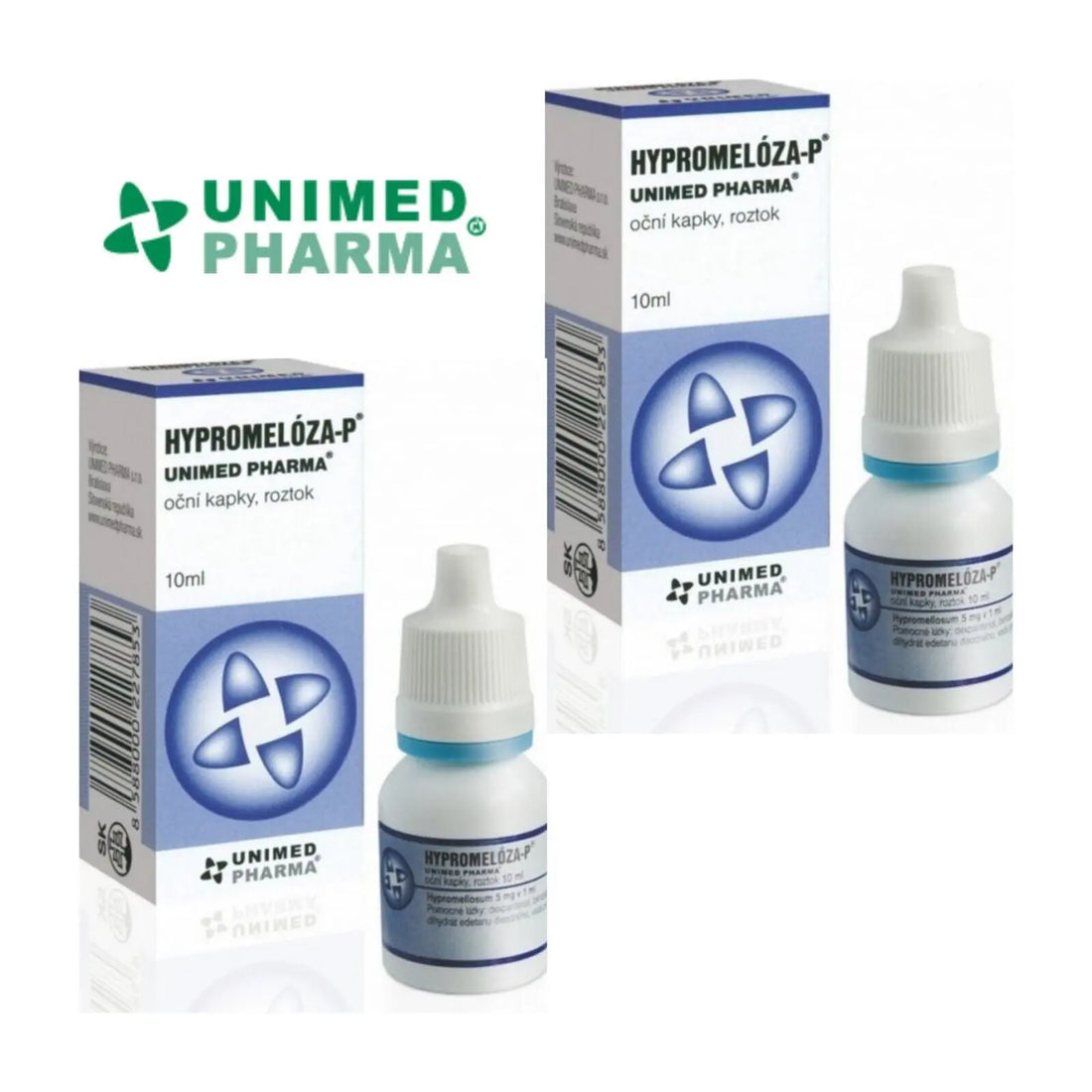 HYPROMELLOSE-P Eye Drops-Dry, Tired, Irritated, Strained Eyes-2×10ml UNIMED PHARMA uk supplements