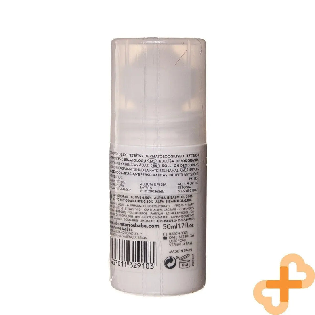 BABĒ BODY Roll On Deodorant Antiperspirant for Sensitive Skin 50 ml Babe uk supplements